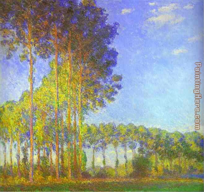 Poplars on the Banks of the Epte painting - Claude Monet Poplars on the Banks of the Epte art painting